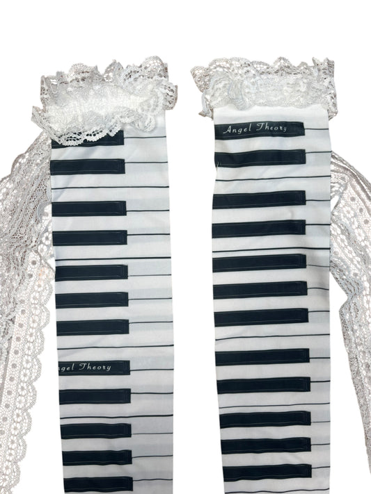 Piano Keys Frilly Socks
