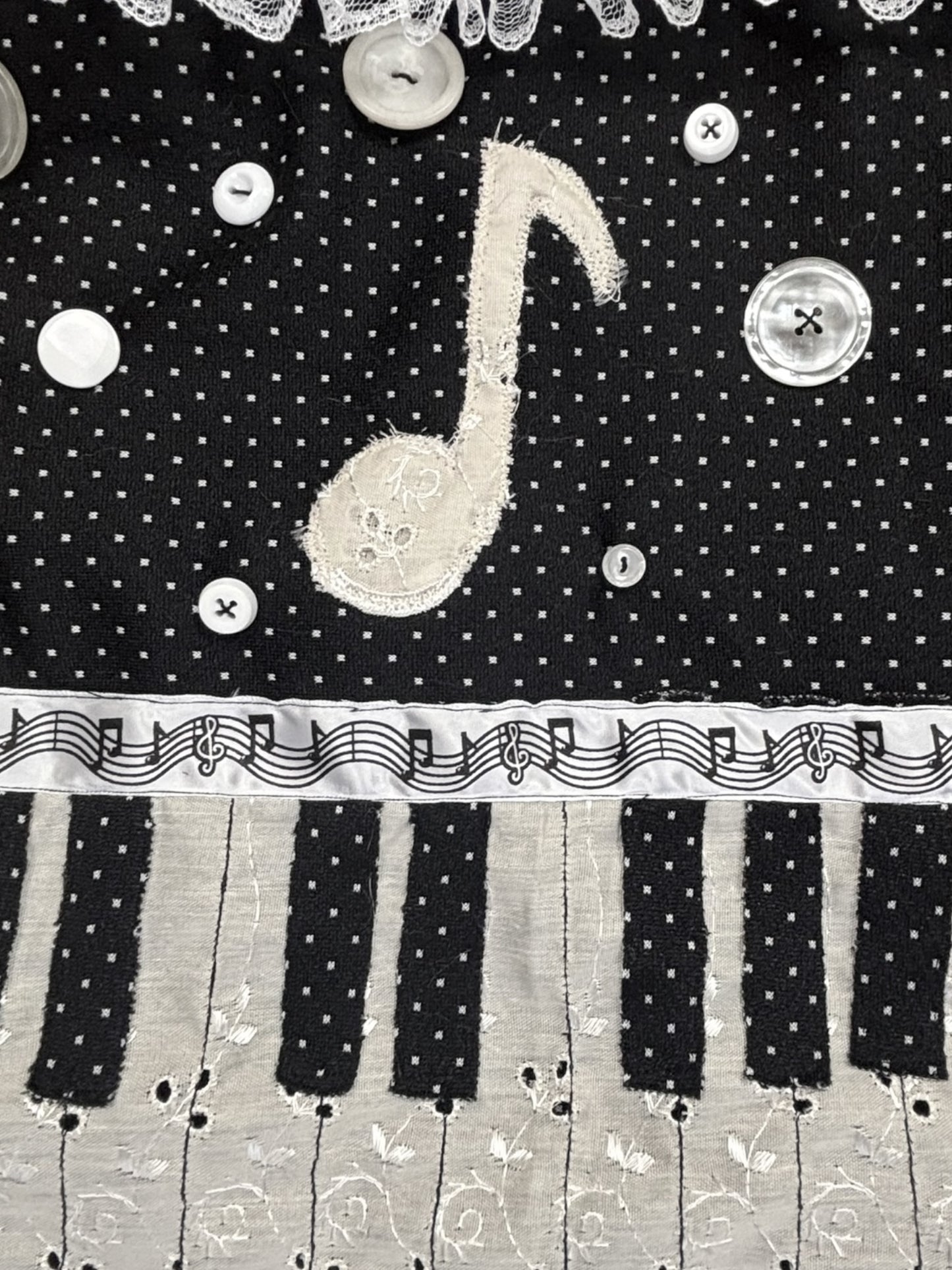 Music=Life Piano Flutter Tote