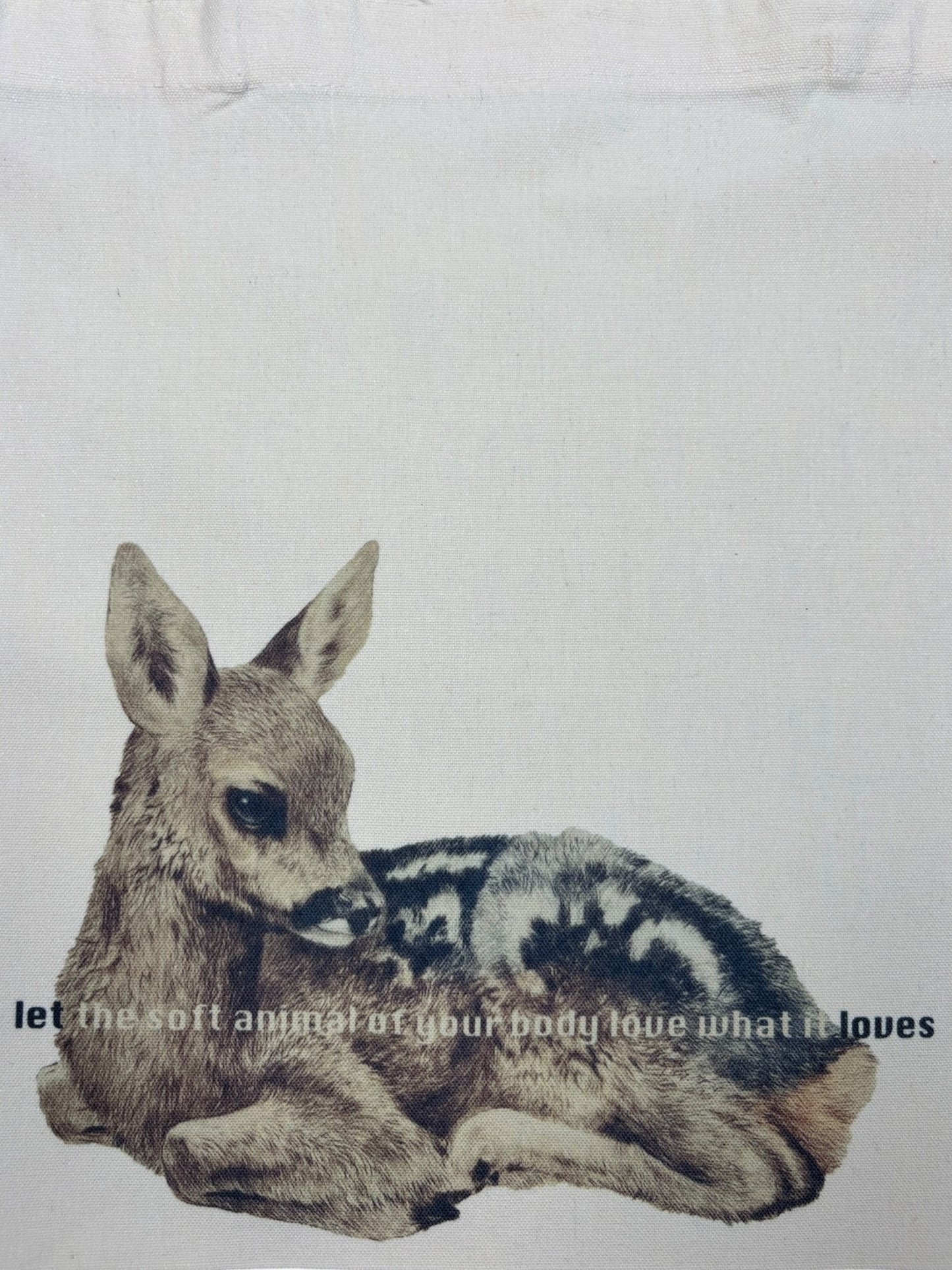 The Soft Animal of Your Body Tote Bag