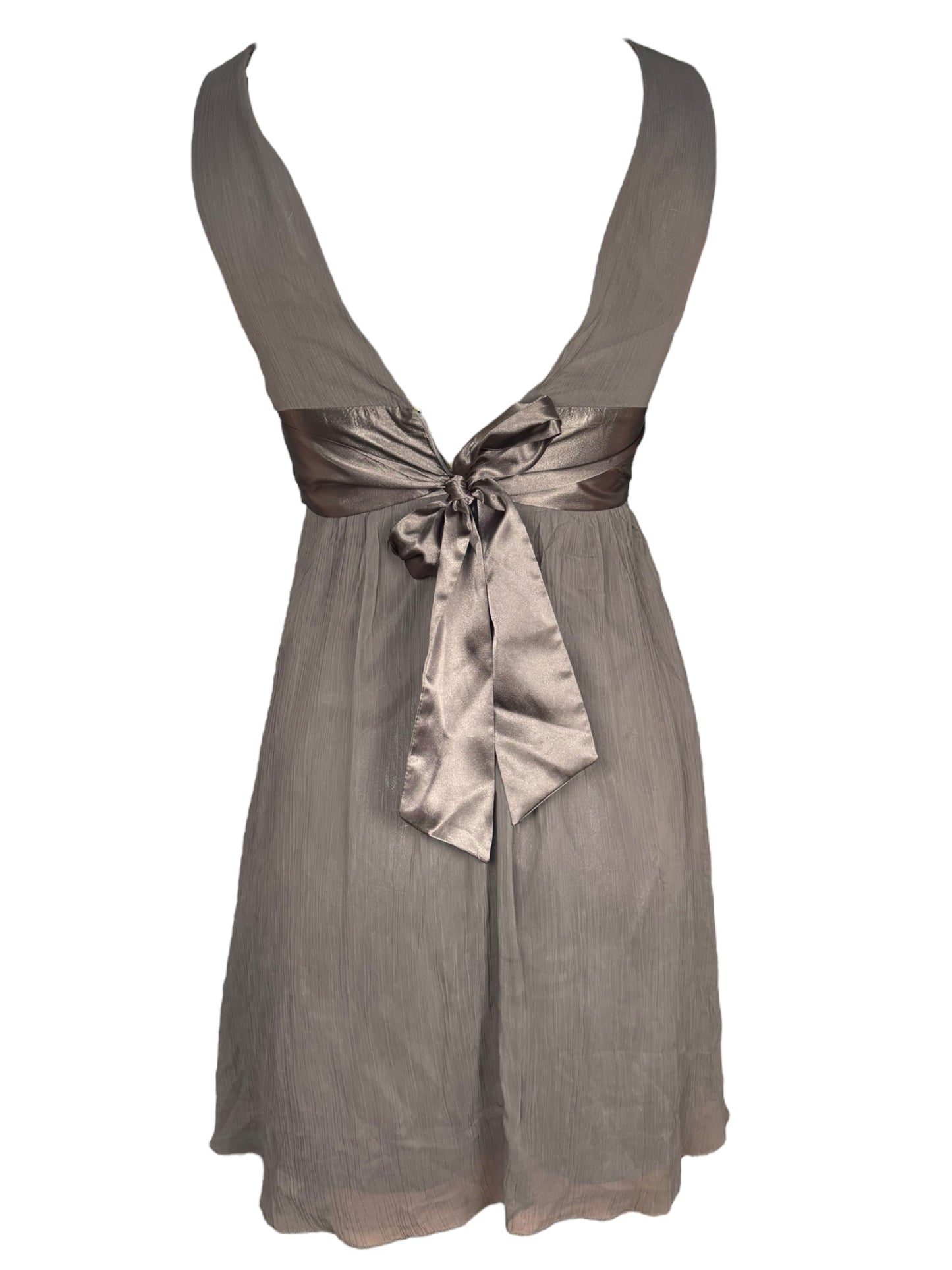 Cherished Slate Chiffon Dress - XS/S