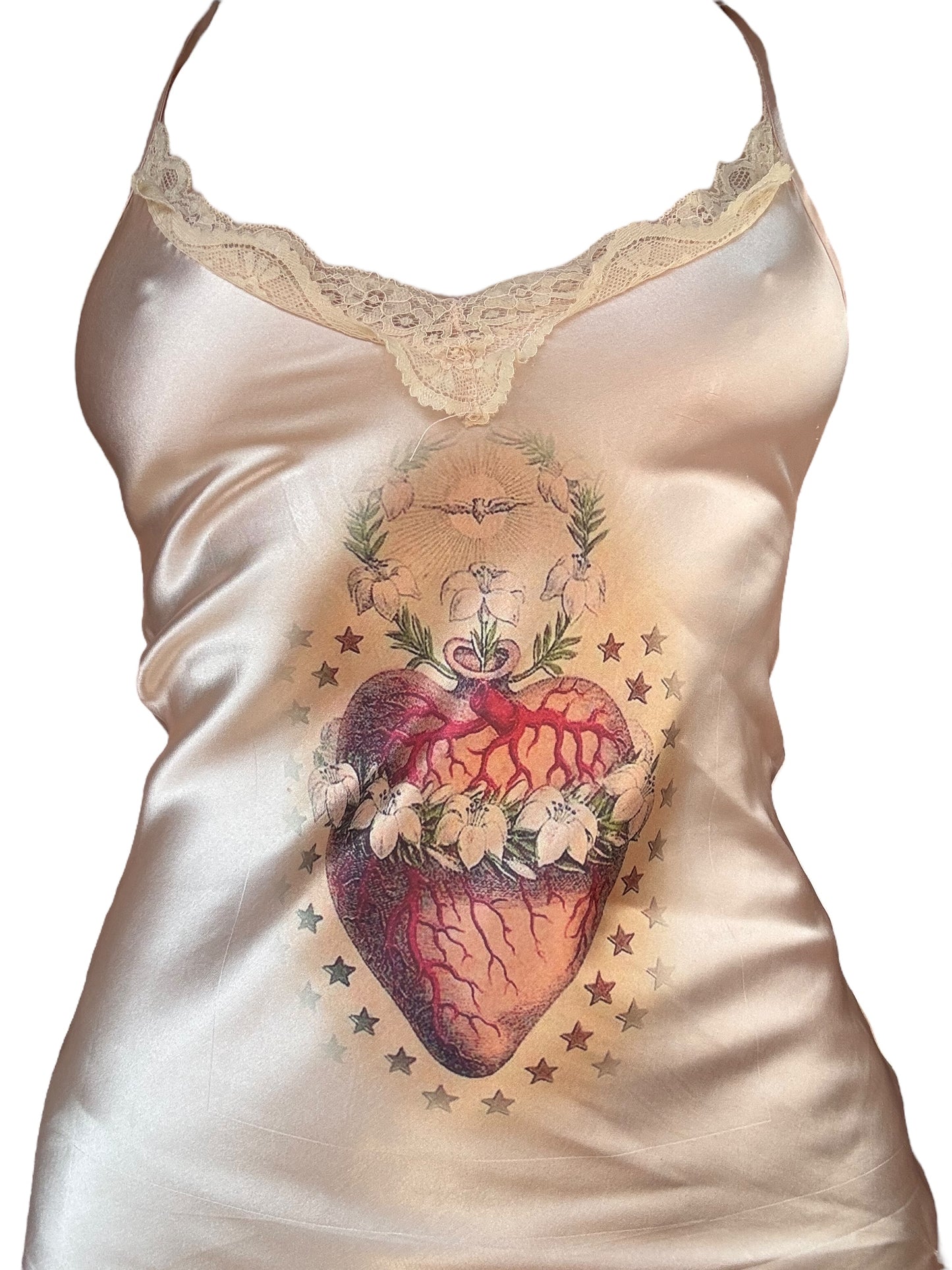 Sacred Heart Blush Slip Dress - M