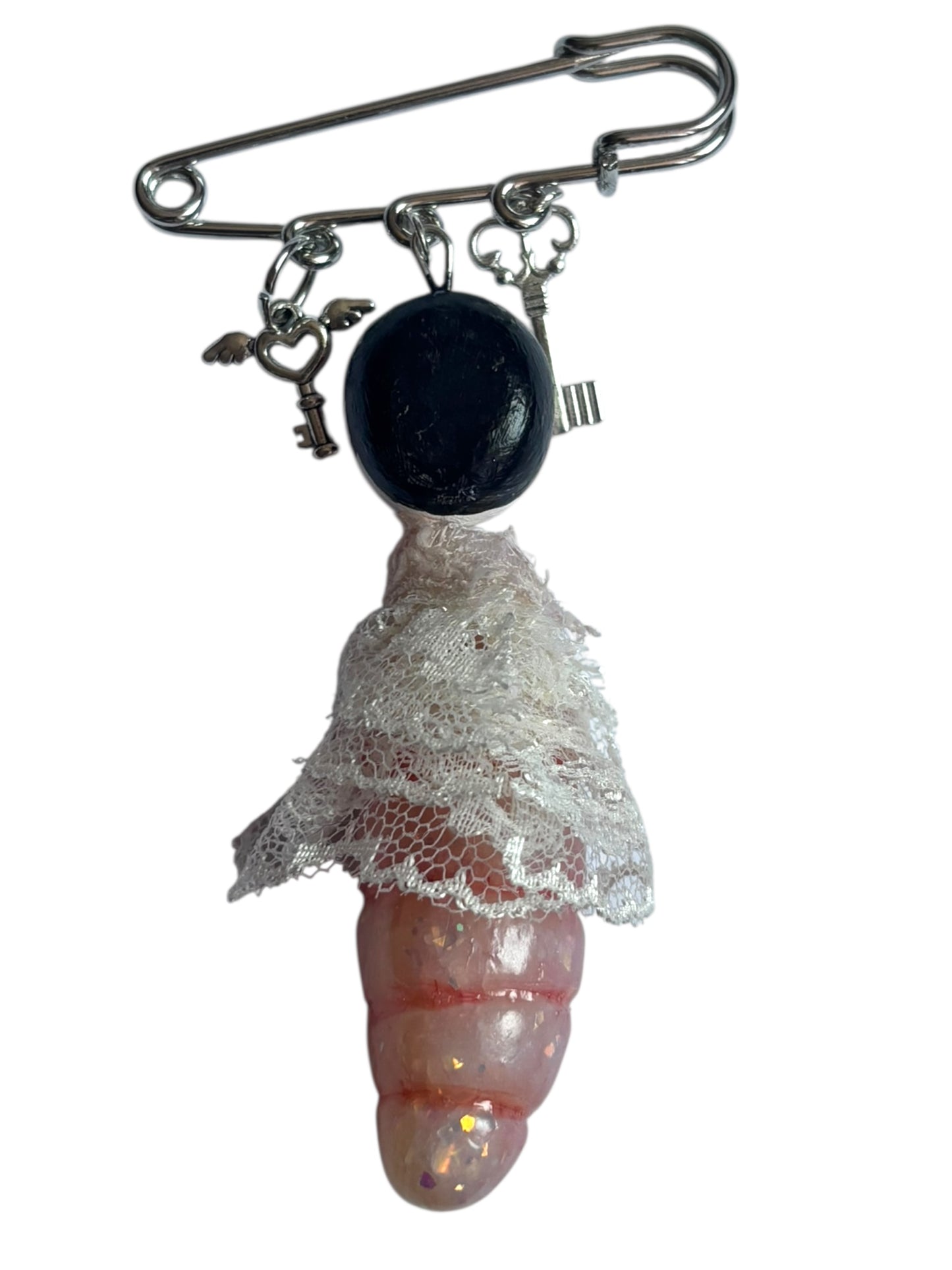 Enid Maggotine Charm Pin
