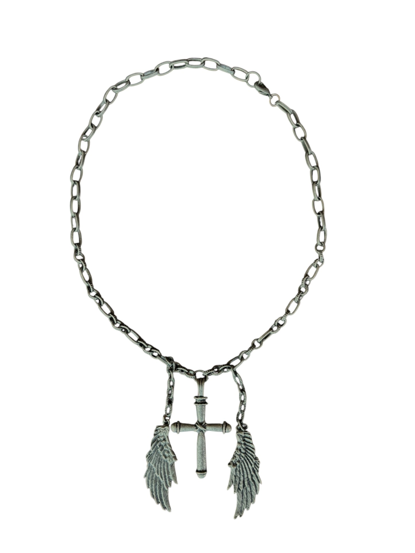 Fallen Angel Pewter Necklace