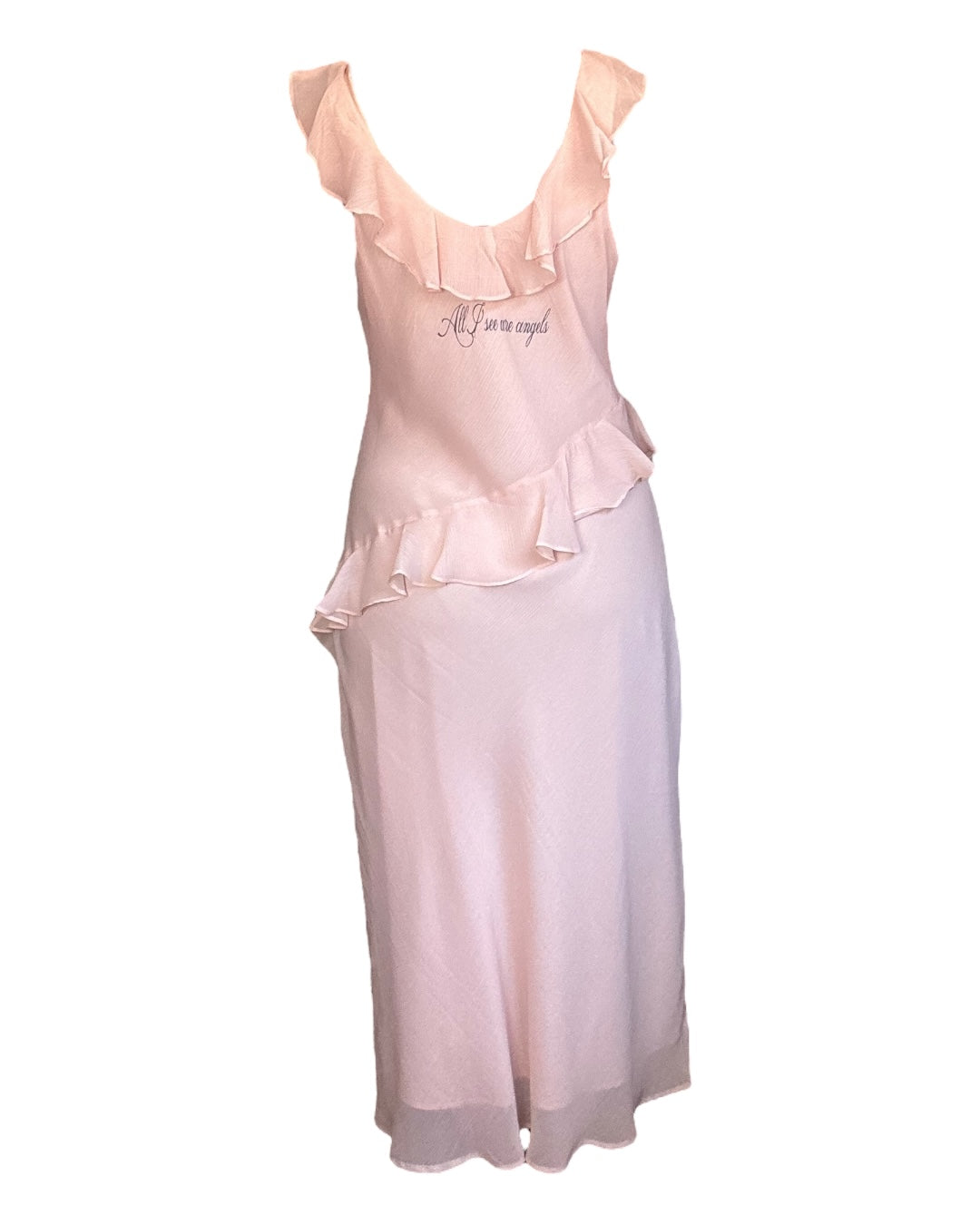 Angel's Bleeding Heart Pink Formal Dress - 1X/2X