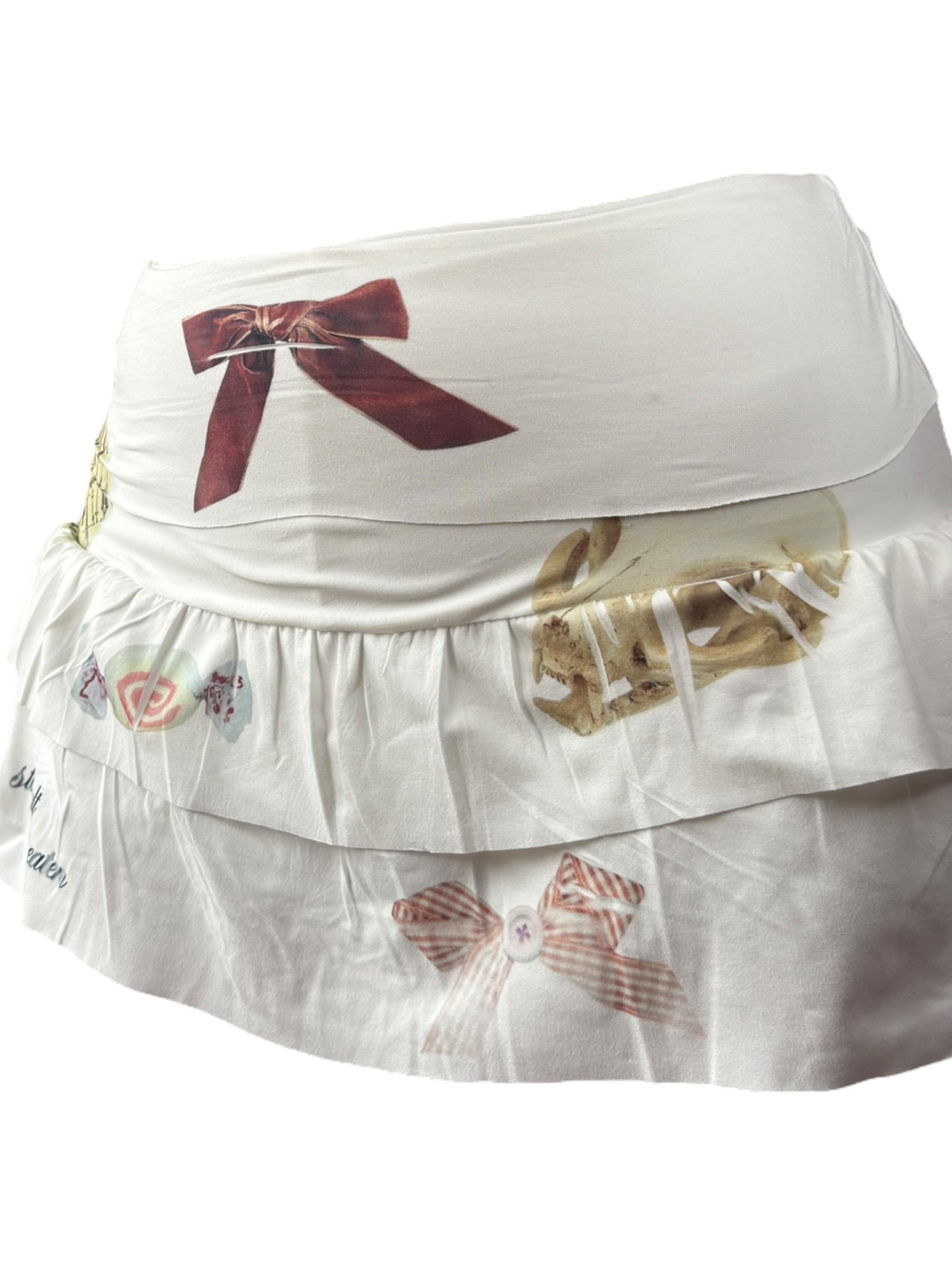 Stay Soft, Get Eaten Ruffle Skirt - S