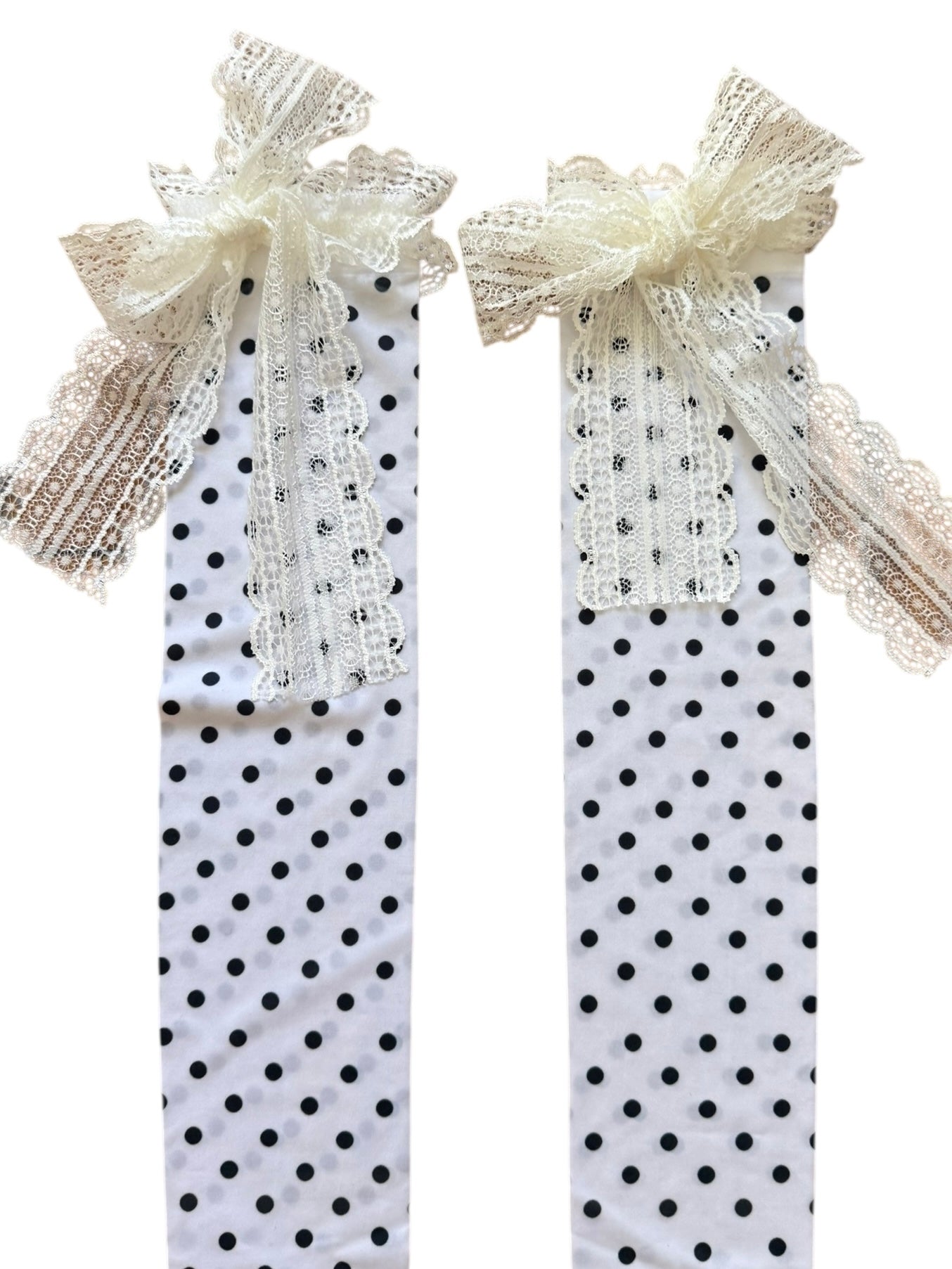 Polka Dot Frilly Stockings