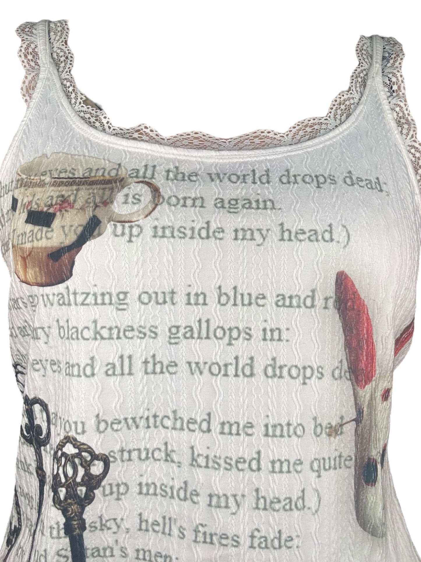The Bell Jar Lace Tank - 1X/2X
