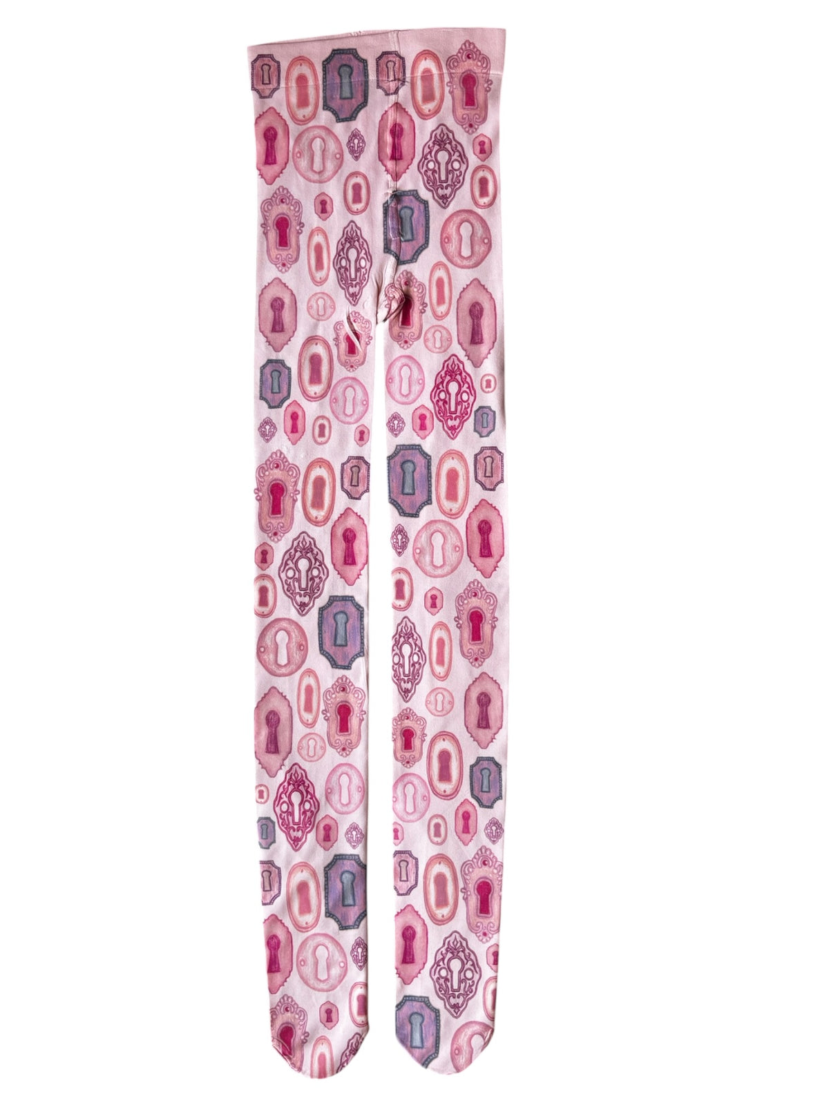 Keyhole Pink Tights