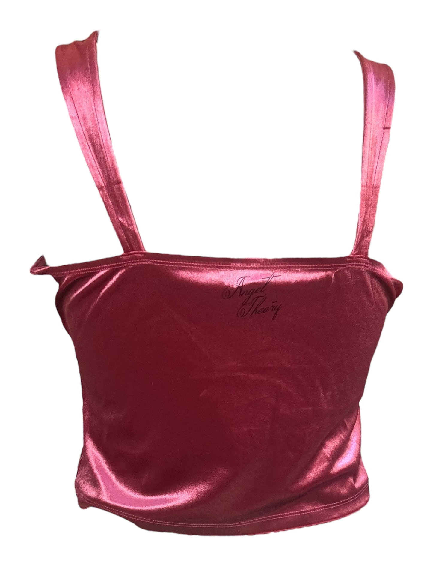I Love You, Bunny Maroon Velvet Top - XL