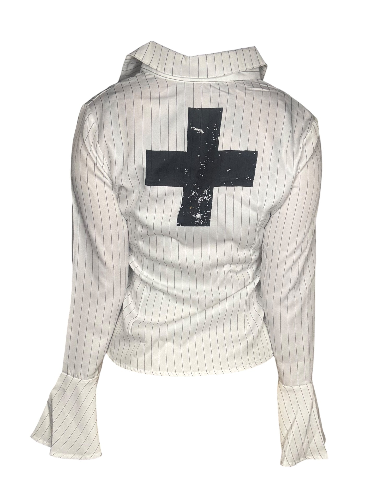 Bound by Love Pinstripe Button Up - L/XL