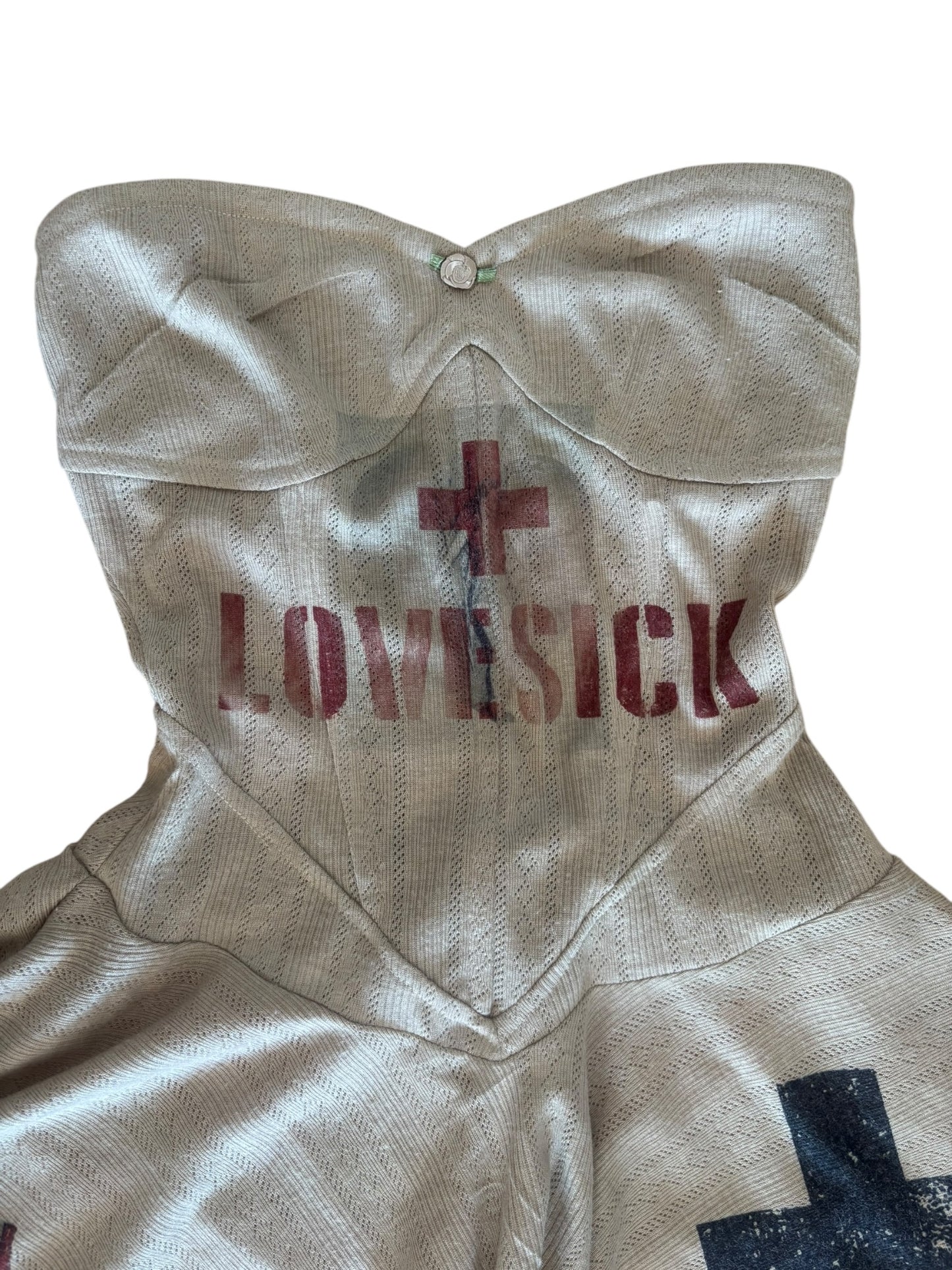 Bound Strapless Tan Dress - XXS