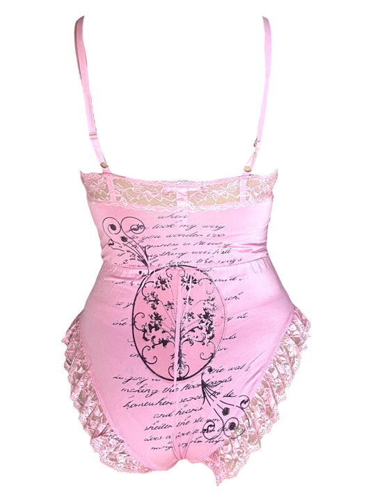 Gilded Love Pink Bodysuit - S/M