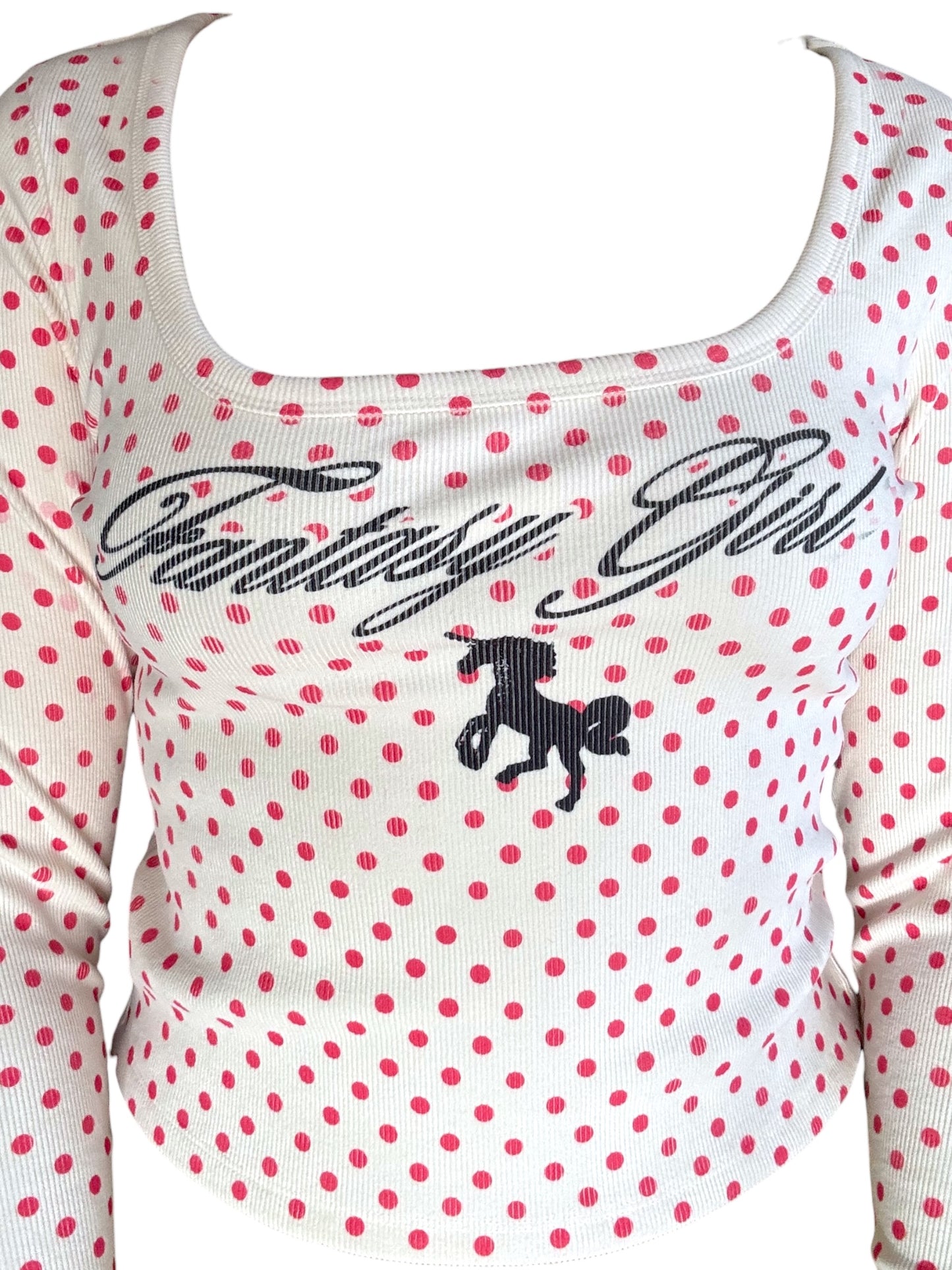 Fantasy Girl Polka Dot Sweater - XL