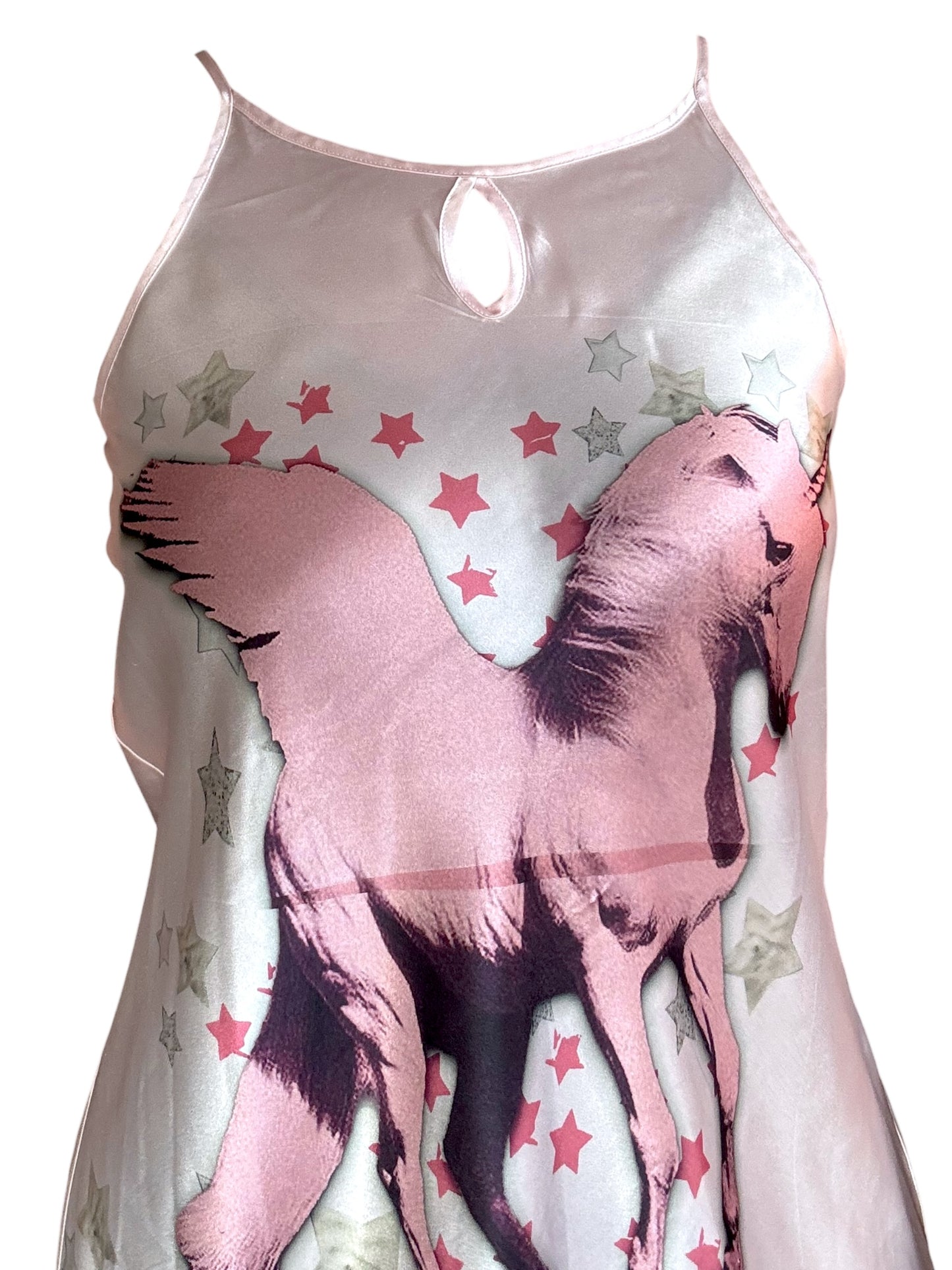 Finding Fantasy Pink Satin Dress - L