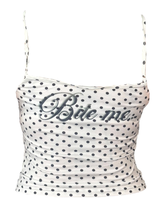 Bite Me Polka Dot Tank