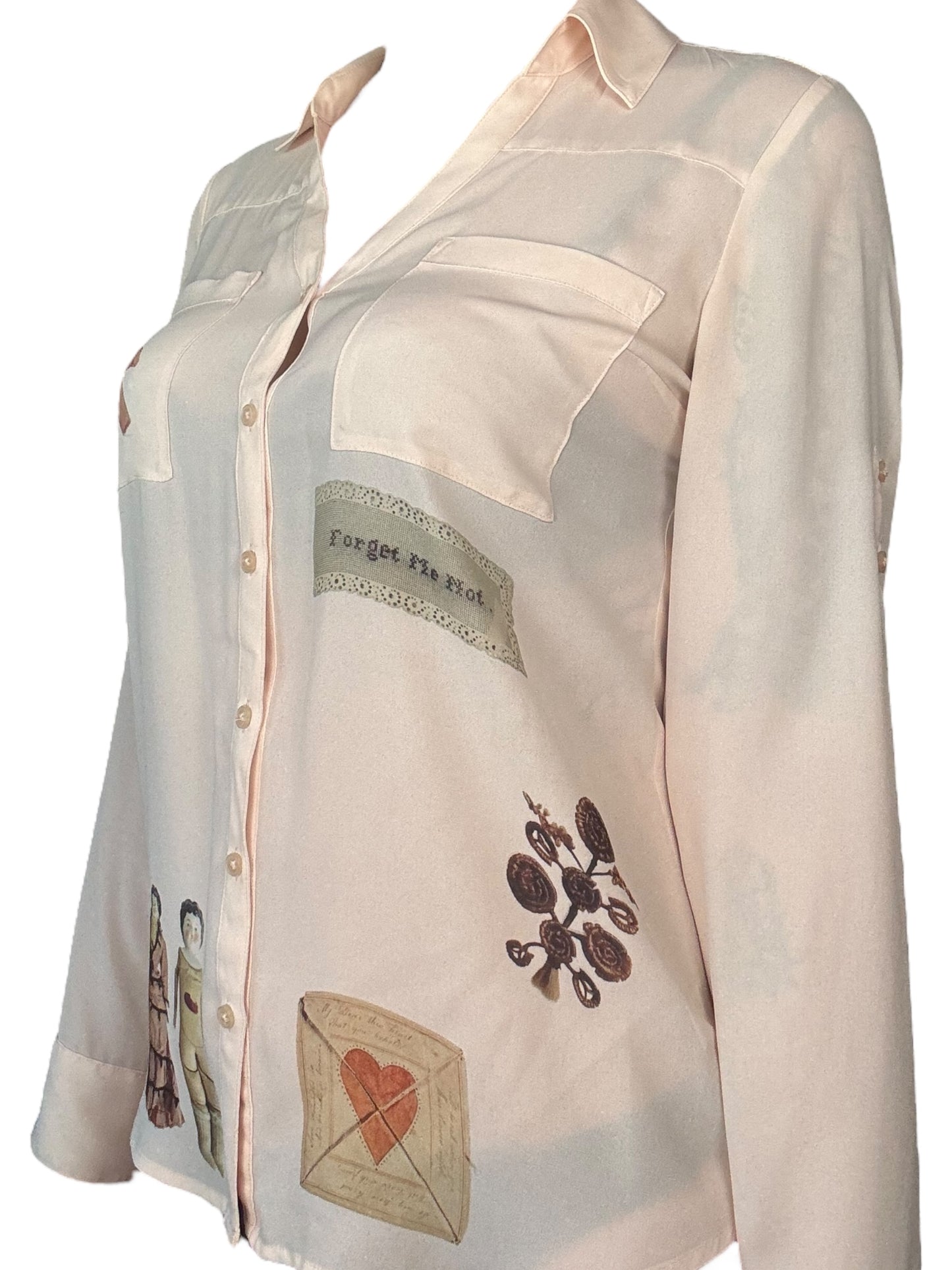 Forget Me Not Baby Pink Blouse - XL