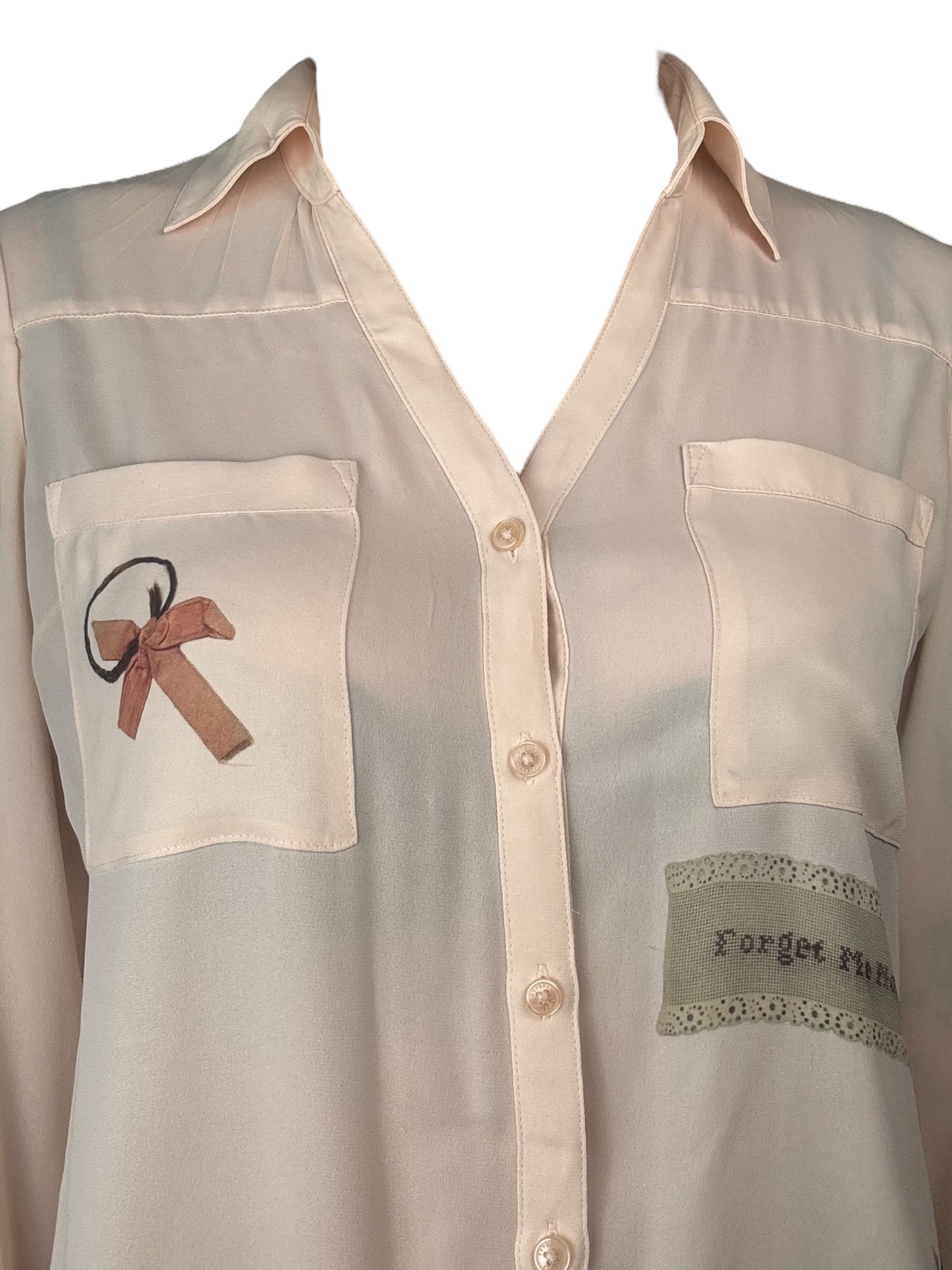 Forget Me Not Baby Pink Blouse - XL