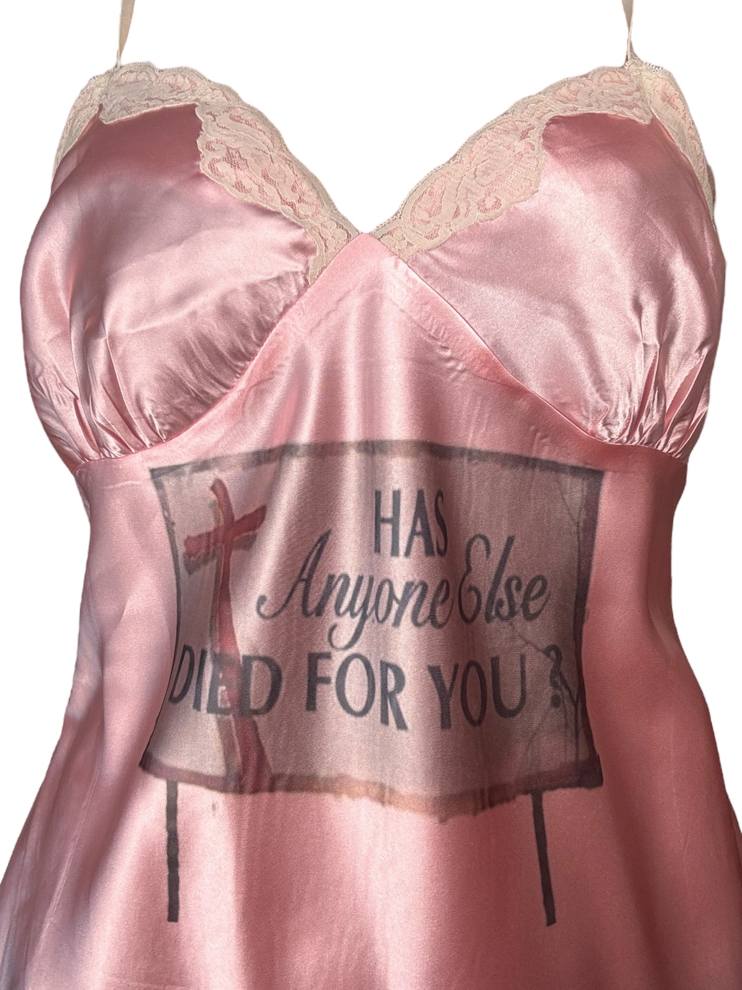 Has Anyone Else Died For You Pink Slip Tank - 2X