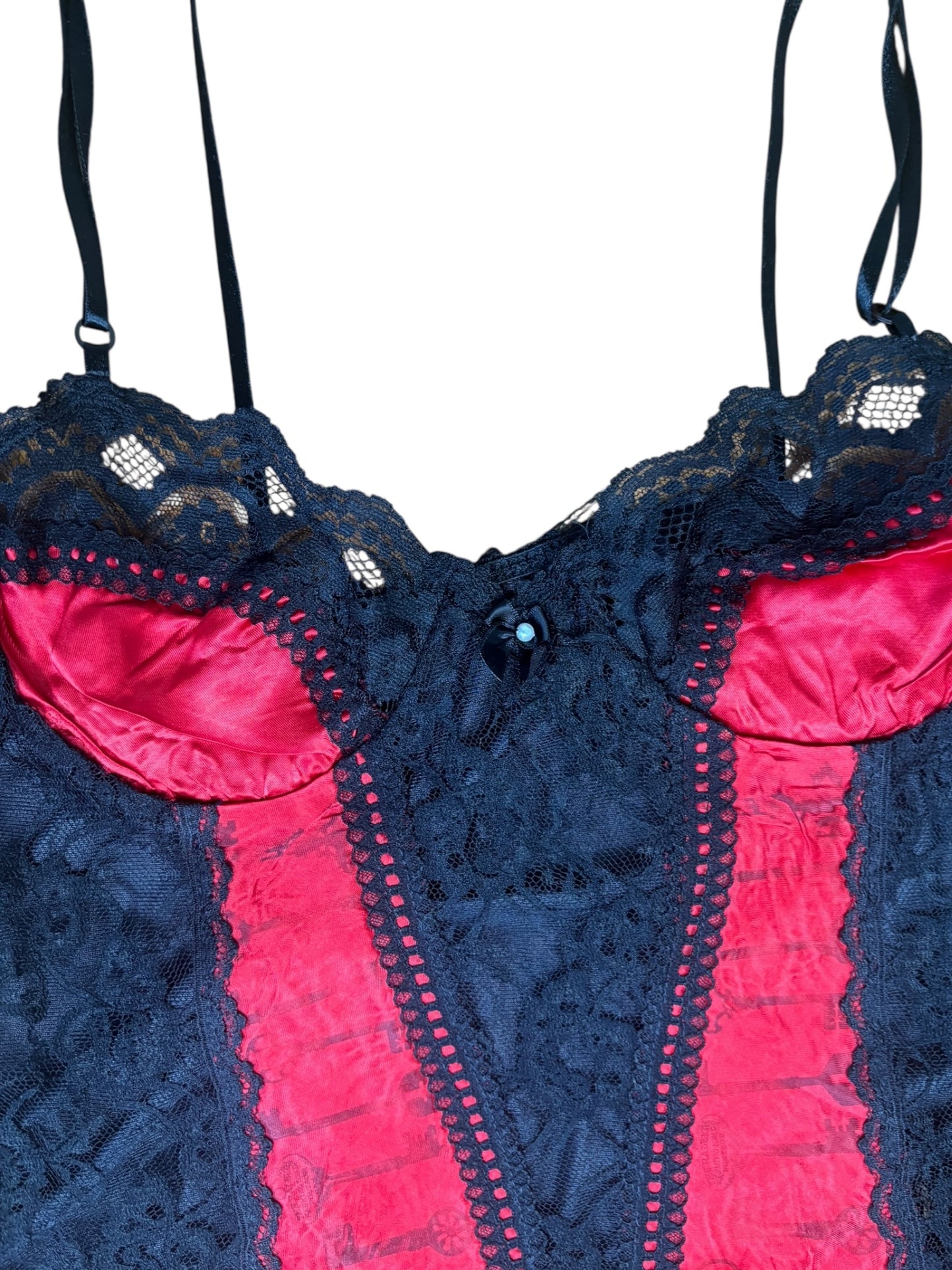Under Lock and Key Red Corset - S
