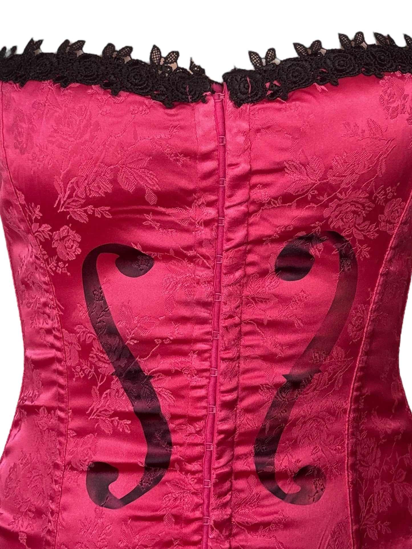 Cello Pink Vintage Frederick's Corset - L/XL