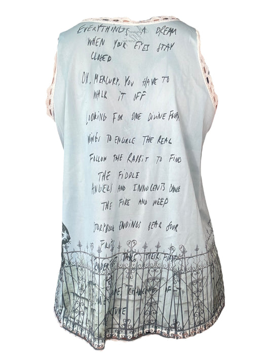 Storybook Endings Blue Babydoll Mini Dress - XL