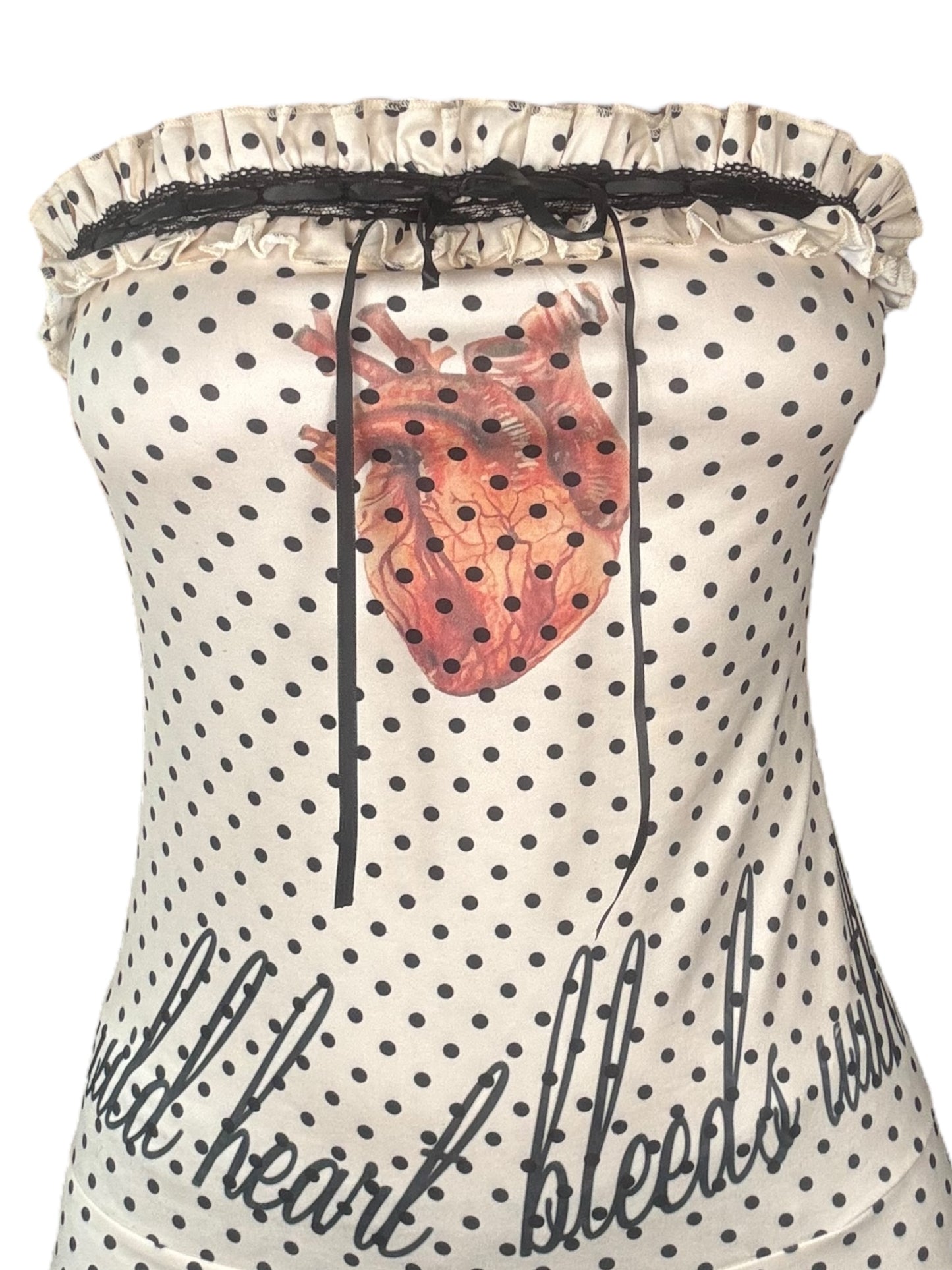 Bleeding Heart Polka Dot Dress