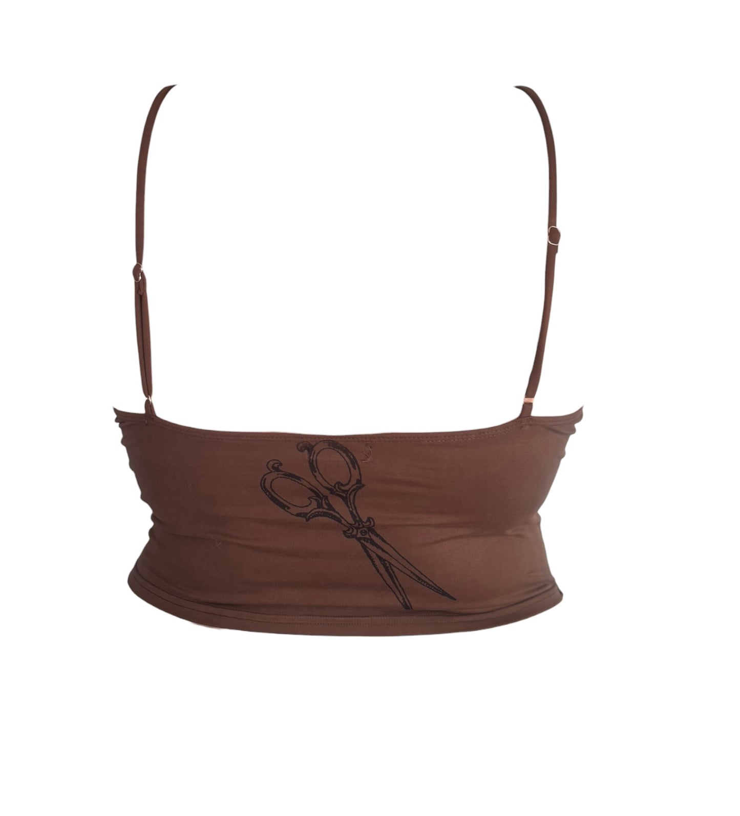 Twin Blades Brown Tank - 3X