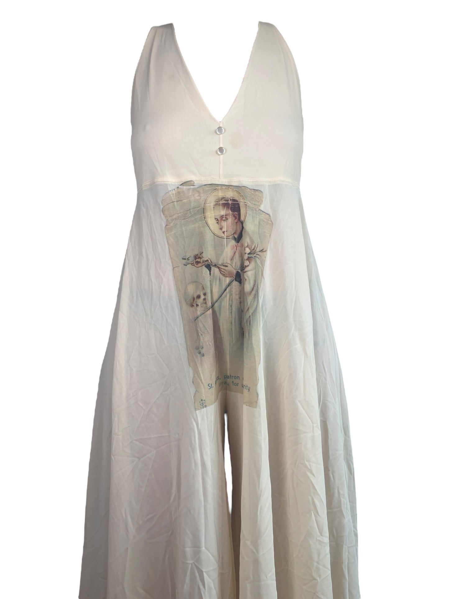 Holy Purity Cream Jumpsuit - L