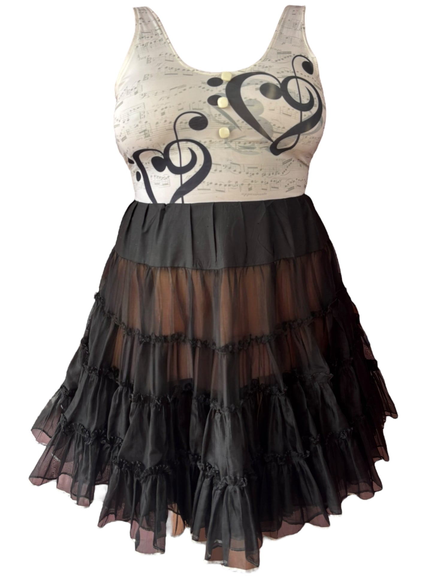 Music=Life Ruffle Dress - M/L