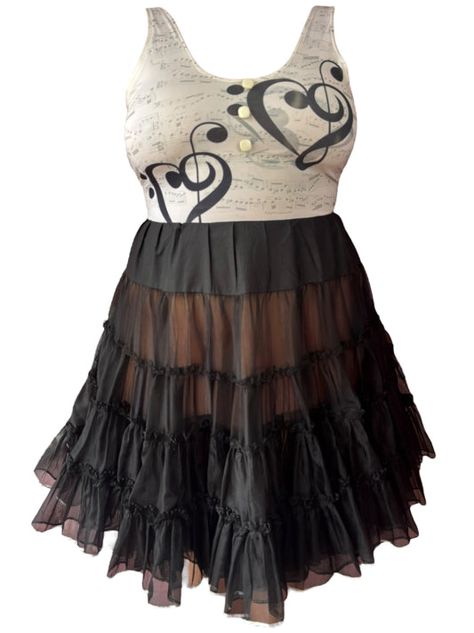 Music=Life Ruffle Dress - M/L