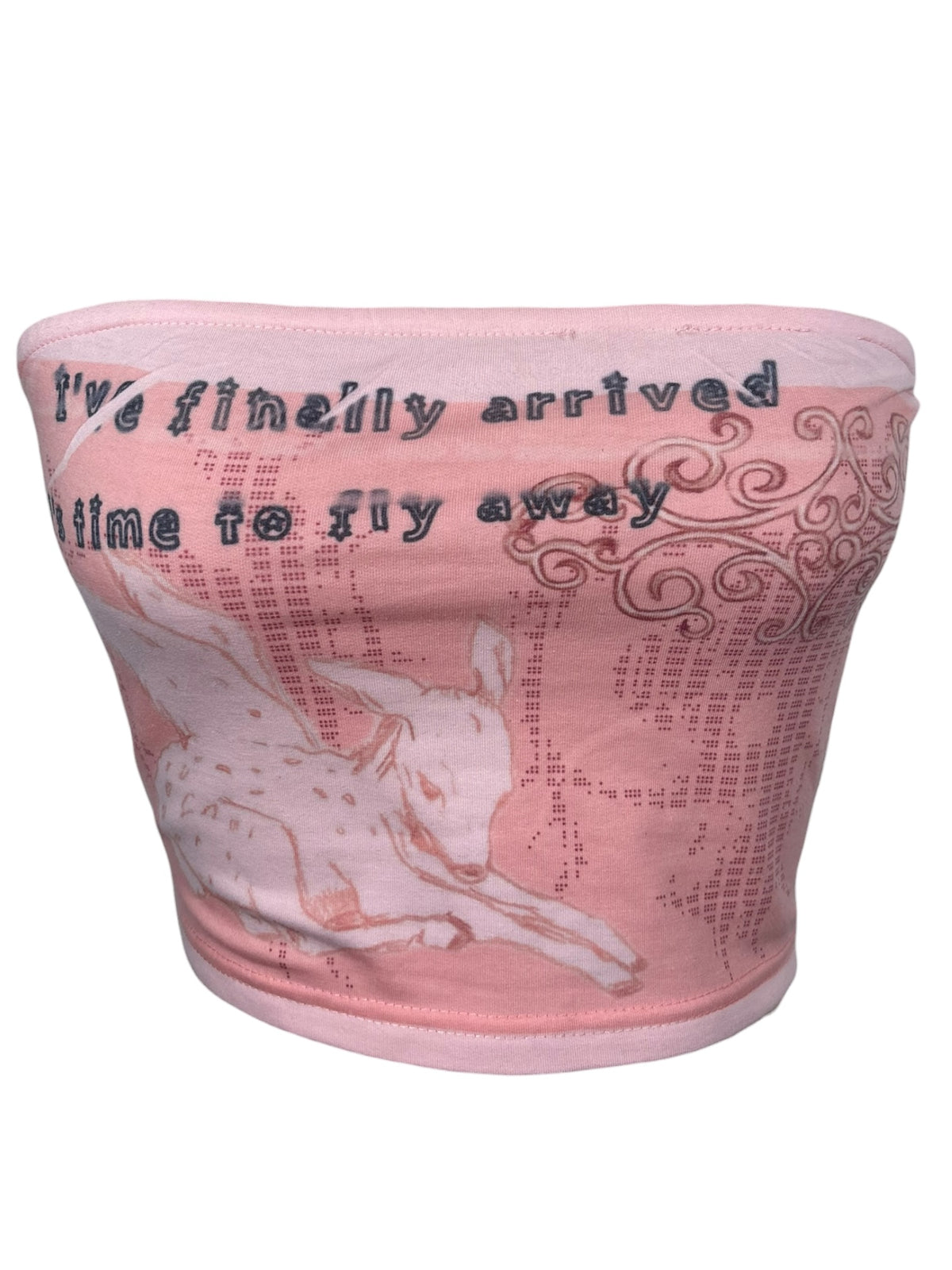 Fly Away Pink Tube Top - XS/S