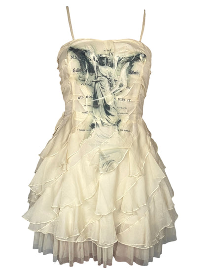 Dark Angel Ruffled Dress - M/L