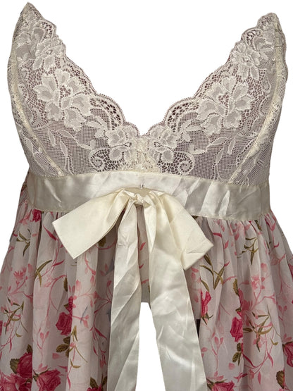 Angel's Flower Babydoll Dress - 1X/2X