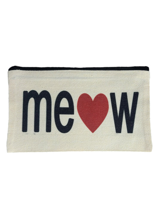 Meow Zipper Pouch