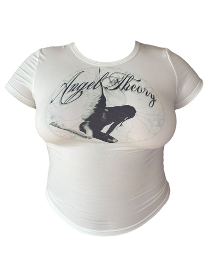 Angel's Theory White Tee - M