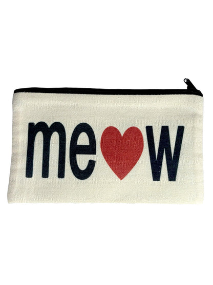 Meow Zipper Pouch