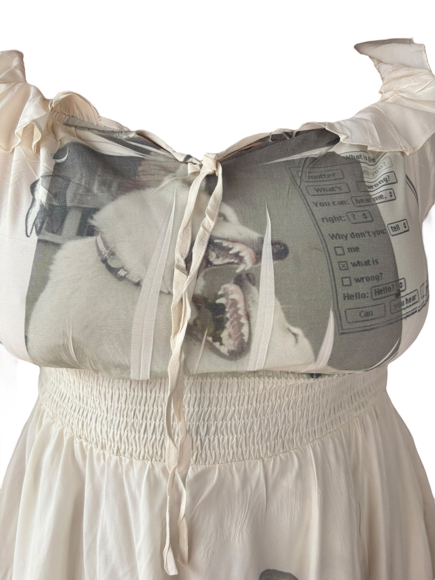 I Hear the Angels Singing Ruffle Dress - L/XL
