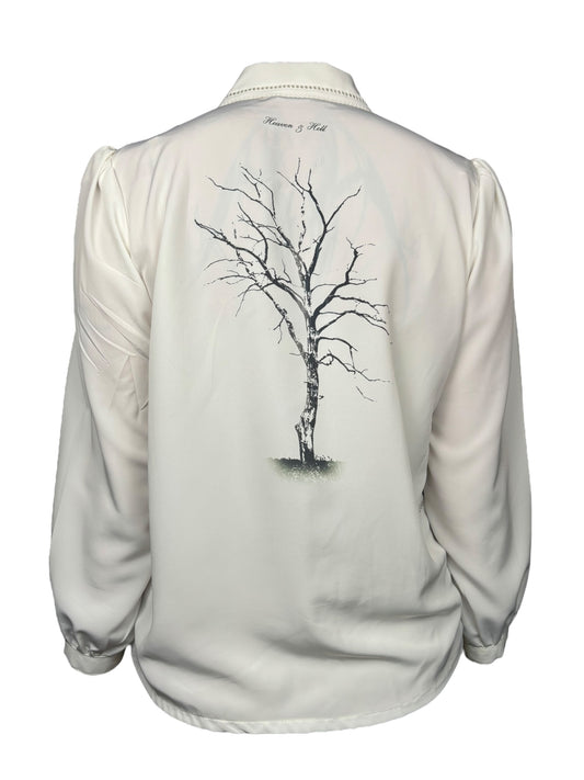 Worthy is the Lamb Academic Ruffle Blouse - L/XL