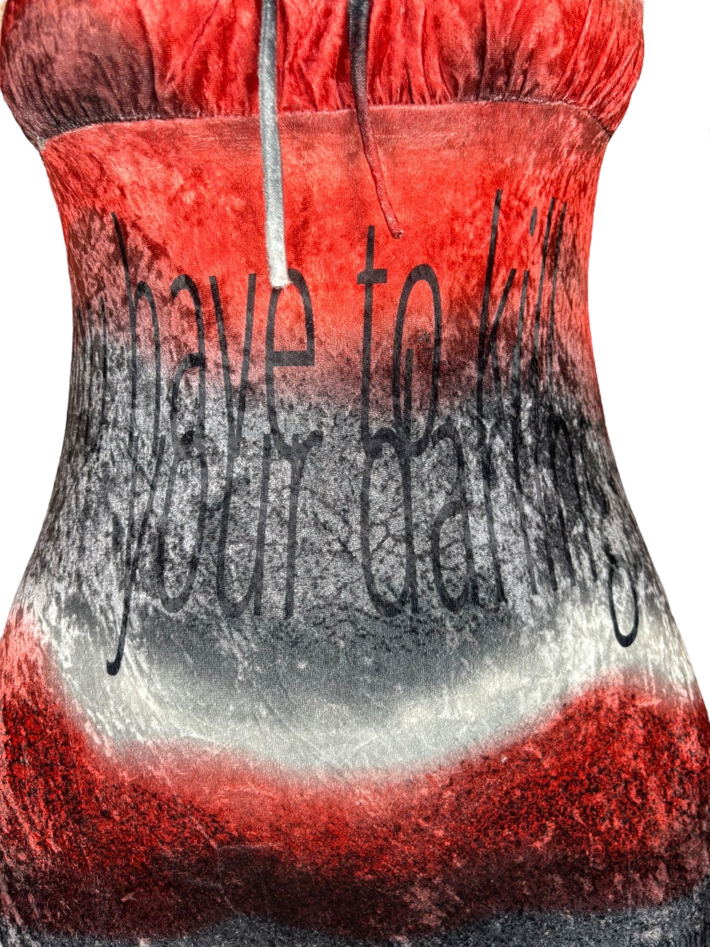 Kill Your Darlings Velvet Ombre Dress - M