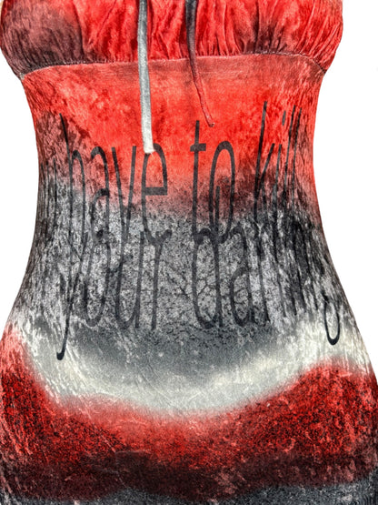 Kill Your Darlings Velvet Ombre Dress - M