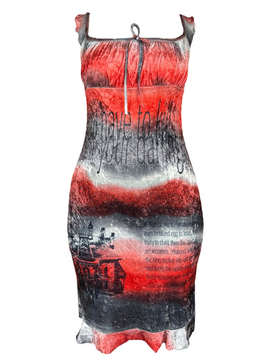 Kill Your Darlings Velvet Ombre Dress - M
