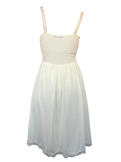 Mother Morphia Pale Yellow Slip Dress - S