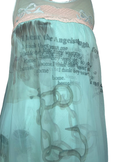 I Hear The Angels Aqua Nightie - XS