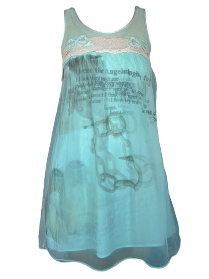 I Hear The Angels Aqua Nightie - XS