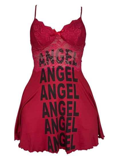 Lace Angel Red Babydoll Dress - M/L