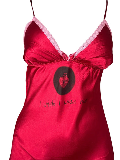 I Wish I was Real Red Babydoll Dress - M/L