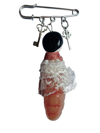 Dierde Maggotine Charm Pin