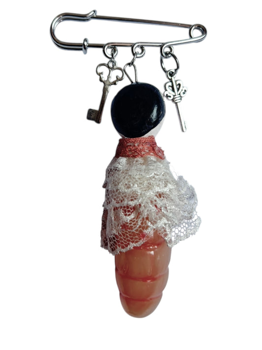 Dierde Maggotine Charm Pin