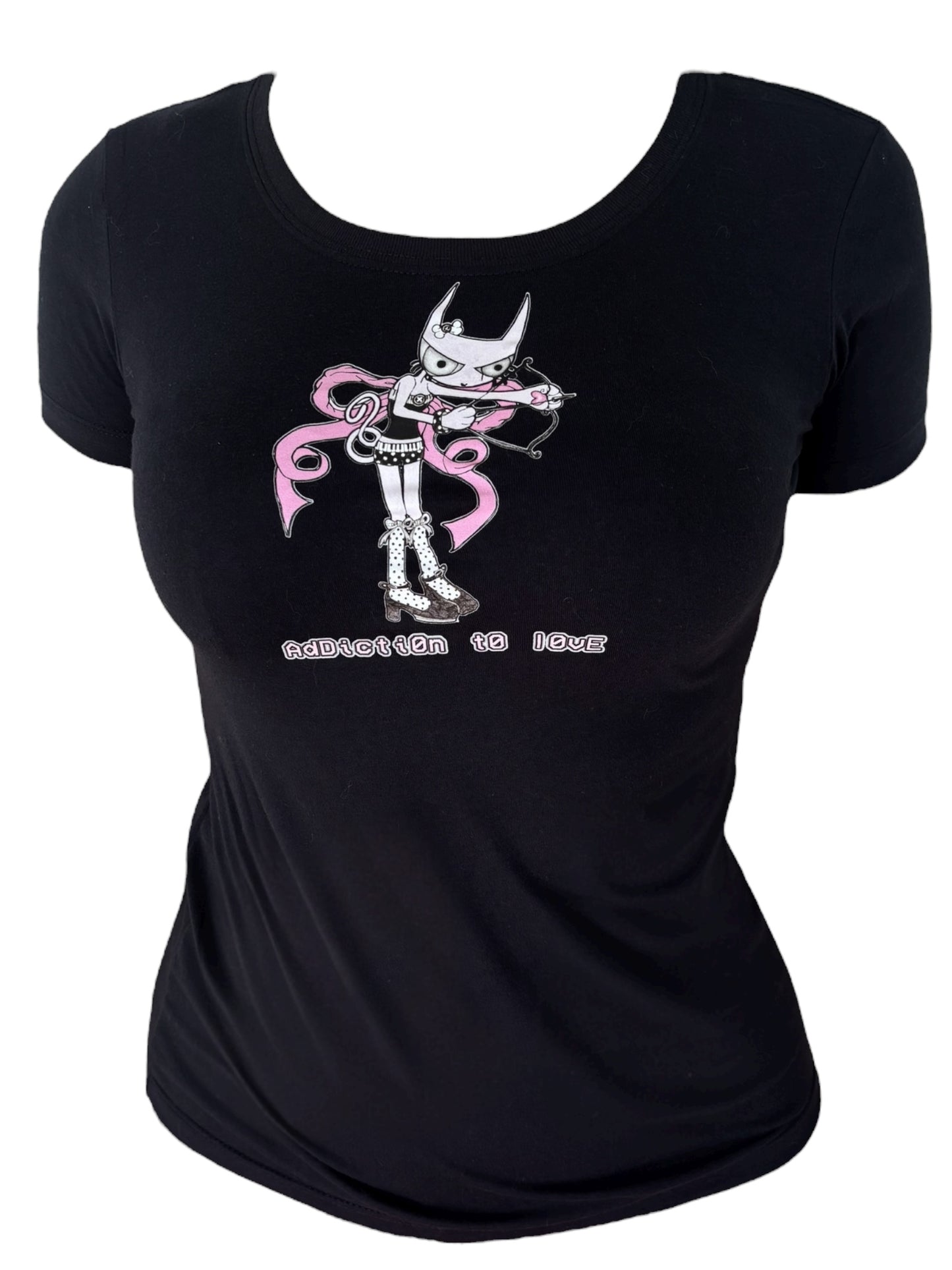 Addiction to Love Black Tee
