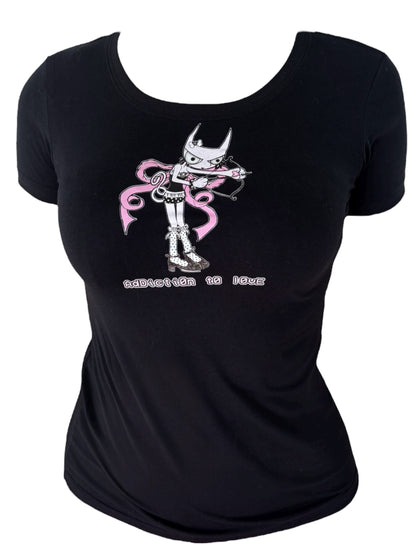 Addiction to Love Black Tee